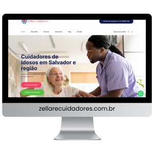 Website for a senior care clinic